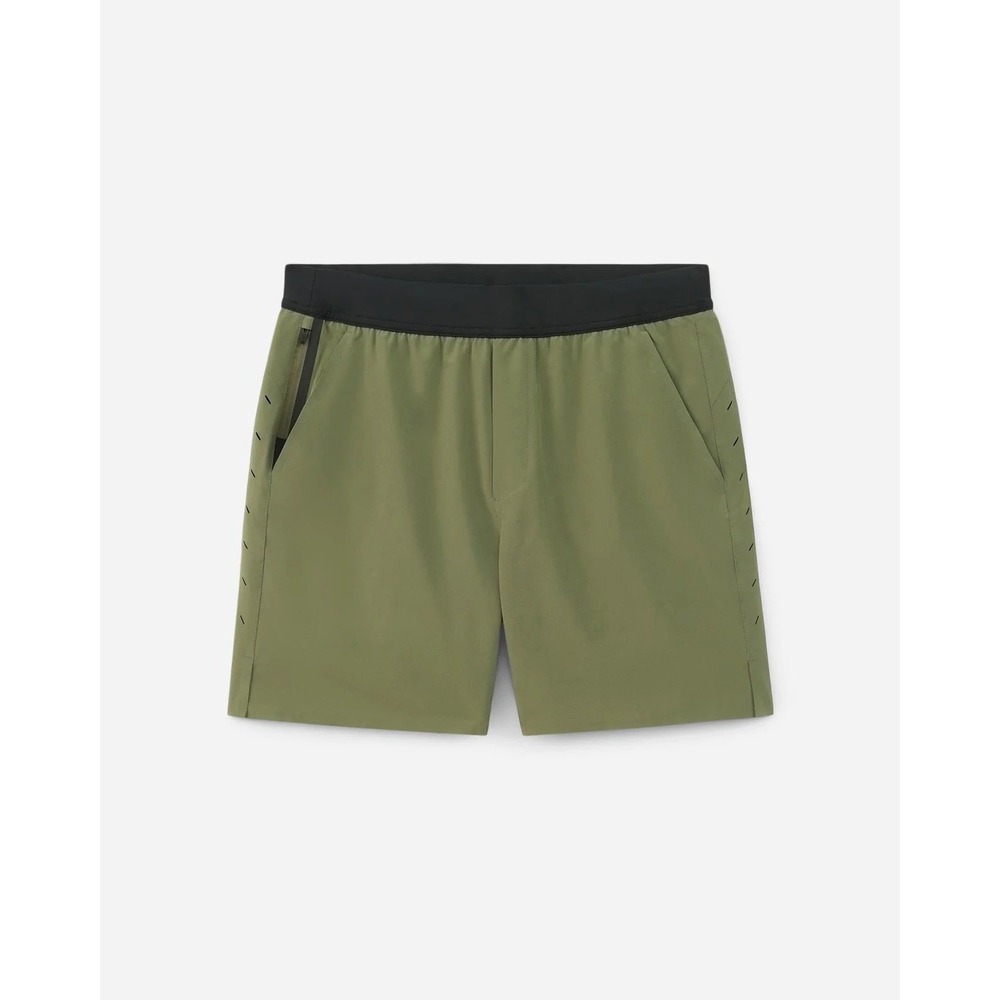 Ten Thousand Mens Interval 7" Lined Short OD Green Large NWT ($78 Retail)